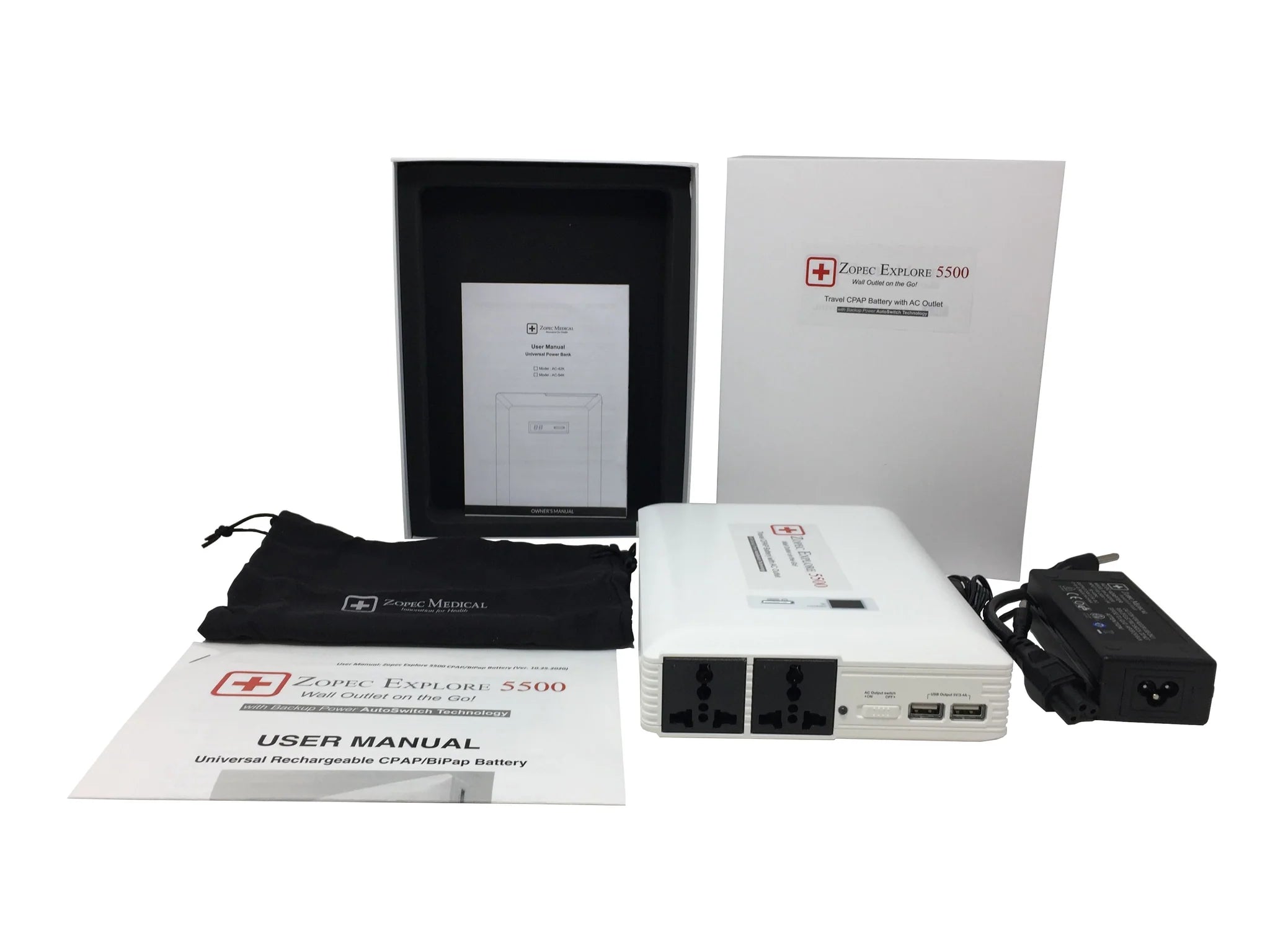 Zopec Explore 5500 CPAP UPS Backup Battery Zopec Medical