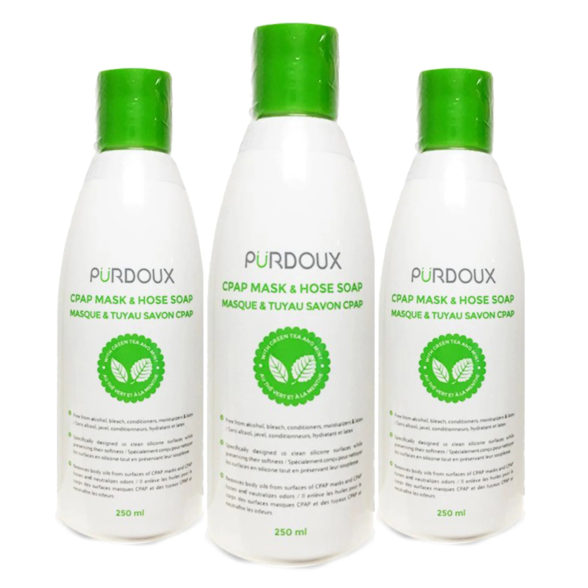 Pürdoux™ Scented CPAP Mask & Hose Soap – Green Tea & Mint Choice One Medical